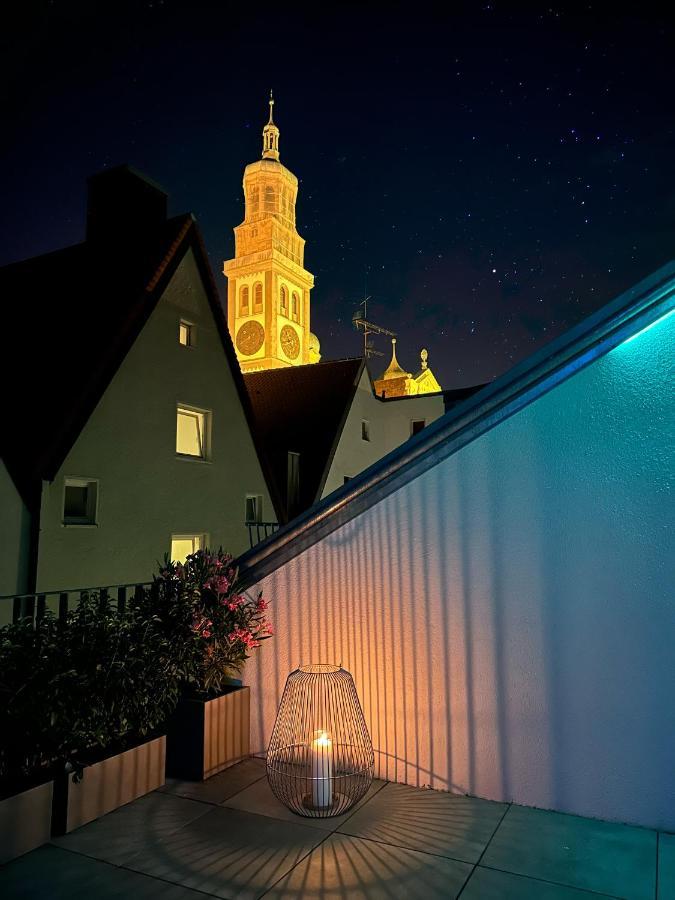 Truly - Direkt Am Rathausplatz, Dachterrasse Mit Blick Auf Perlachturm, Garage, Fahrstuhl اوغسبورغ المظهر الخارجي الصورة
